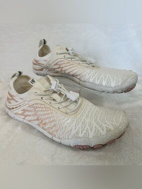 HF Hike Footwear Womens Shoes Size 6 EU 36 White Pink Minimalist Barefoot Hiking
